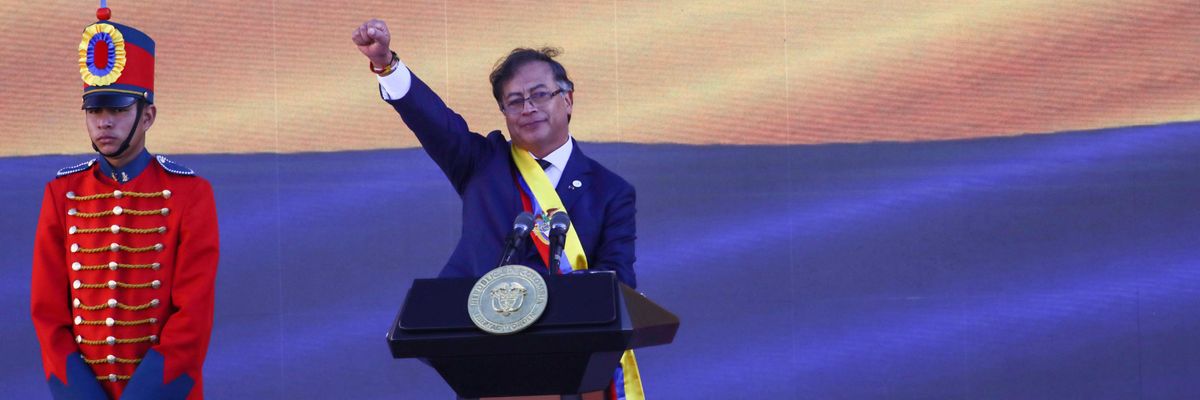 Colombia's president-elect Gustavo Petro